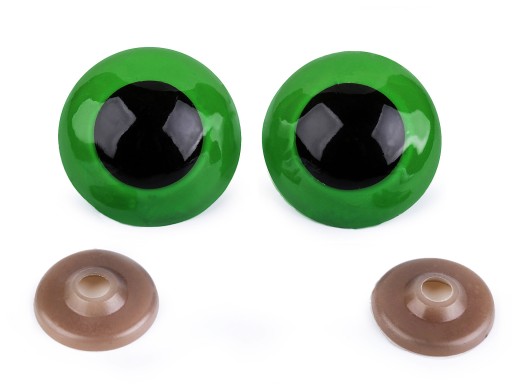Bezpečné očká pre maskotov EYES 40mm VEĽKÉ zelené