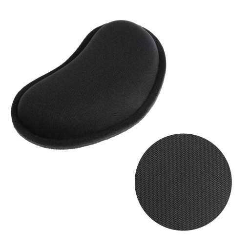Ergonomická opierka zápästia 130x78x25mm / čierna