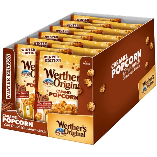 Werther's Original Karamelový karamelový popcorn so škoricovým karamelom 140g DE