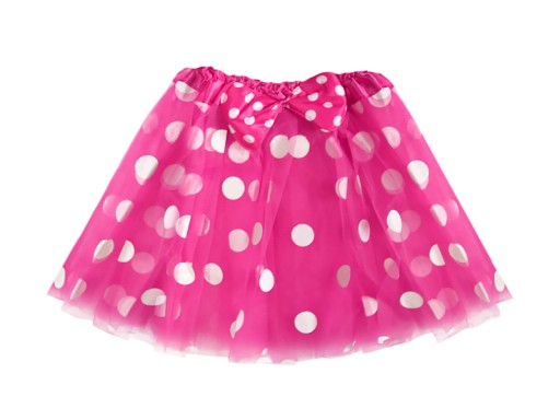 SUKŇA MINNIE MOUSE, SÚPRAVA PÁSKOV FUCHSIA