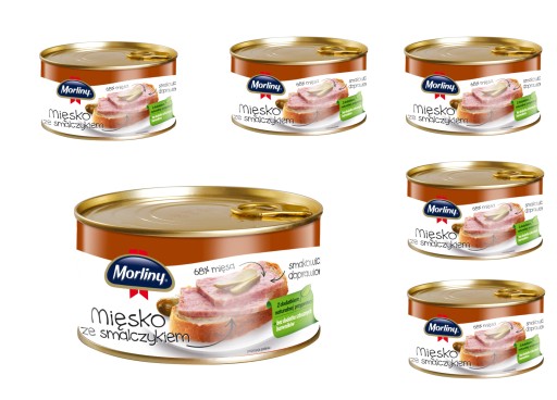 Mäsová konzerva s bravčovou masťou 400g Morlina