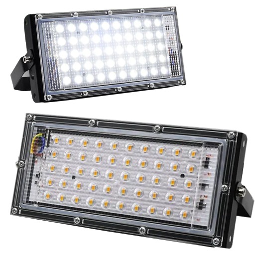 HALOGÉNOVÁ LED LAMPA 50W REFLEKTOR SVETLA 4500lm