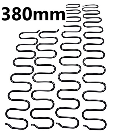 Vlnová pružina ZIG-ZAG A 380mm 1ks rohová pohovka na posteľ 38 cm typ A
