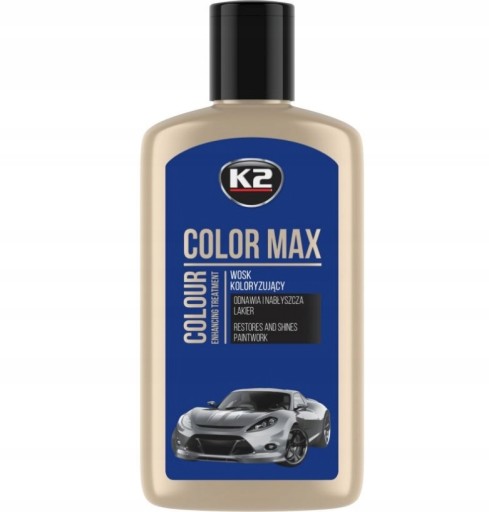 K2 COLOR MAX 250ml BLUE Farbiaci vosk