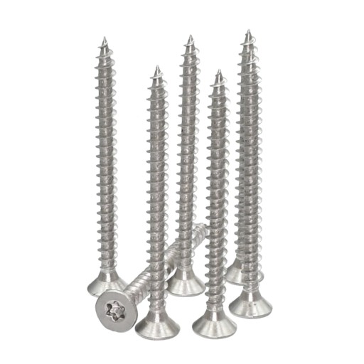 5x80 skrutka do dreva TORX kužeľ, nerez A2, 10 ks