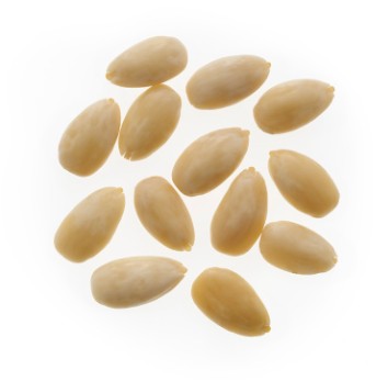 BLANŠOVANÉ MANDLE, lúpané, prírodné, 250g