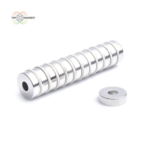 Neodymový prstencový magnet MP 17x6x5 N42