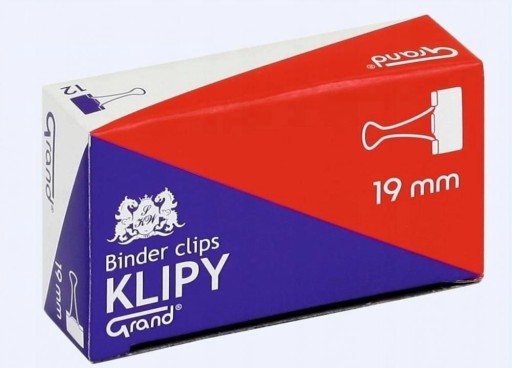 KANCELÁRSKA KLIPKA GRAND 19 MM x 12 KS x 3 bal