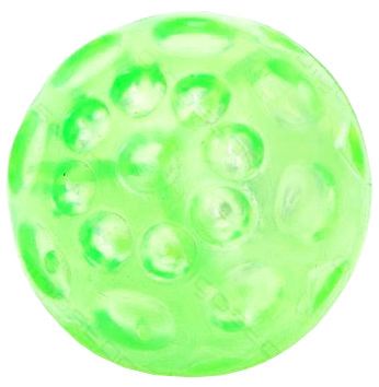 GUĽOVÁ hračka 6cm LED blikajúca meteoritová guľa pre psa a mačku, zelená