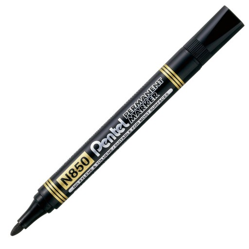 Permanentný okrúhly fix Pentel N850 čierny
