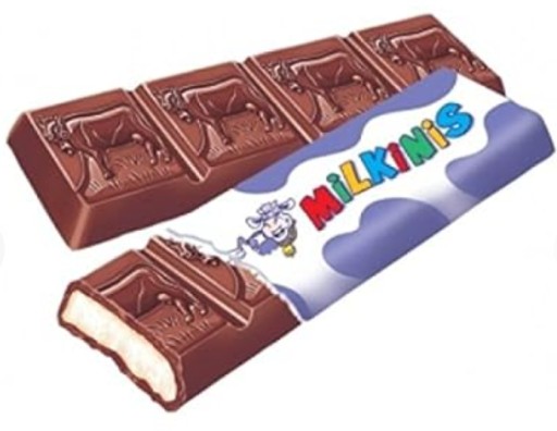 Milka Milminis tyčinky mliečnej čokolády 87,5g tyčinka s čokoládovou náplňou