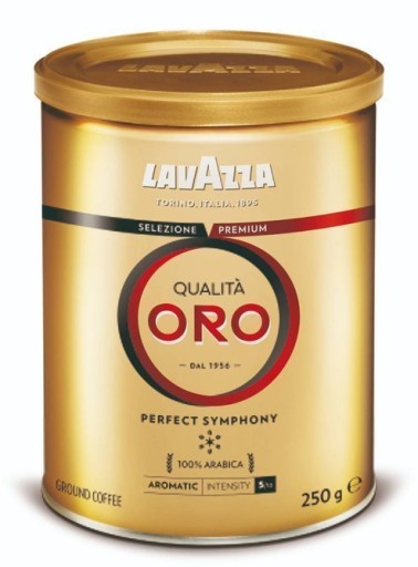 Lavazza Qualita Oro mletá káva 250g - plechovka