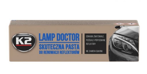 K2 LAMPOVÁ LEKÁRSKA PASTA NA RENOVÁCIU SVETLOMETOV 60G