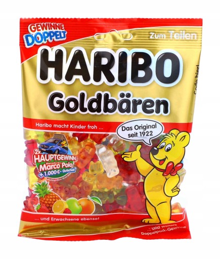 HARIBO Golden Bears ovocné želé 175 g z Nemecka