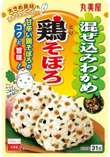 Mazekomi Wakame Kuracie Soboro na ryžu s wakame a kuracím mäsom 31g Marumiya