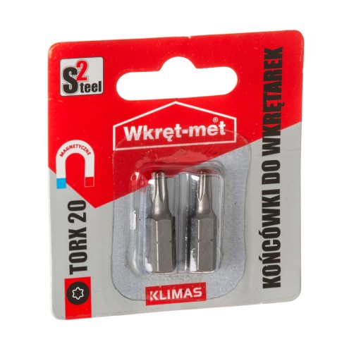 PROFESIONÁLNY BIT TORX 20 T20x25 mm Skrutka so závitom 2 ks skrutkovací hrot