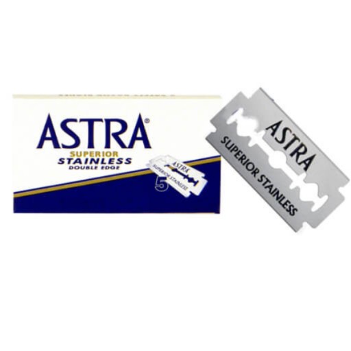 Astra - žiletky pre holiaci strojček Blu Superior Stainless