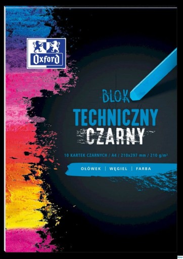 TECHNICKÝ BLACK OXFORD ČIERNY A4 210g/m2 10K
