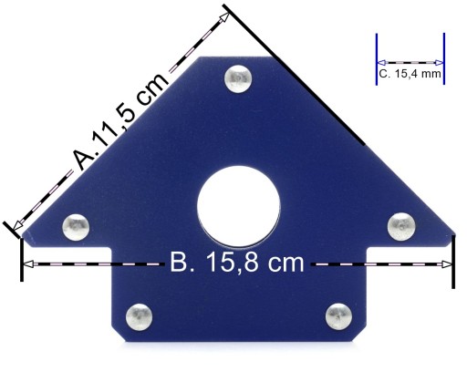 UHOLNÝ DRŽIAK MAGNETICKÝ ZVÁRACÍ DRŽIAK 22,5kg