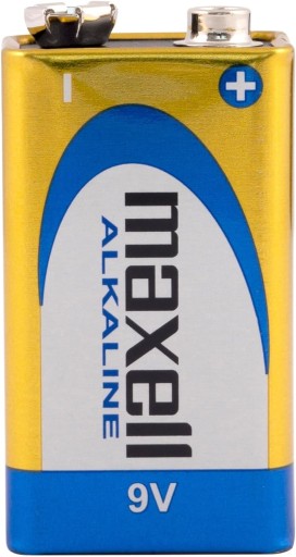 Batéria 9V 6F22 Alkaline Maxell 6LR61 R9 Toys Diaľkové ovládanie 1 kus