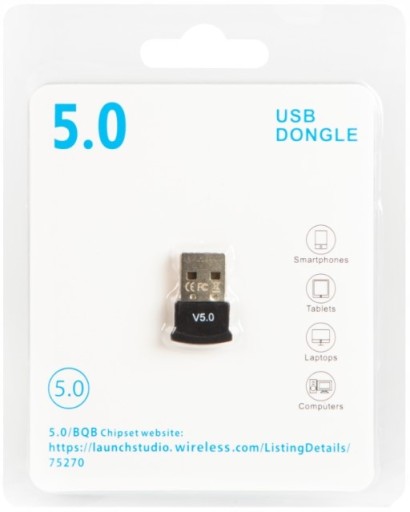 ADAPTÉROVÝ DONGLE USB BLUETOOTH 5.0 VYSOKORYCHLÝ RÝCHLY BEZDRÔTOVÝ VYSIELAČ O