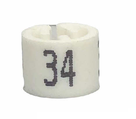 Veľkosť vešiaka, označenie veľkosti 34