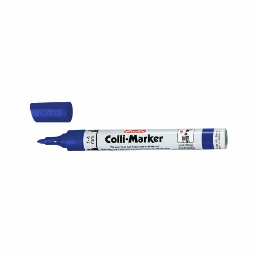 Permanentná vodotesná fixka Herlitz - Modrá