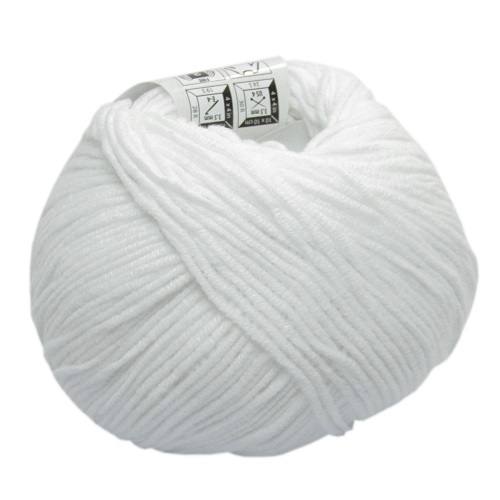 Priadza YARN ART JEANS farba 62 - Snehulienka