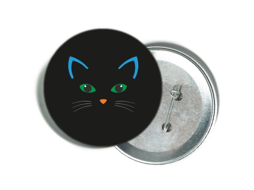 Halloween Cotyledon Black Cat špendlík