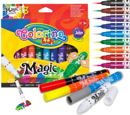 Colorino fixy, fixky, magické fixky, 10 farieb