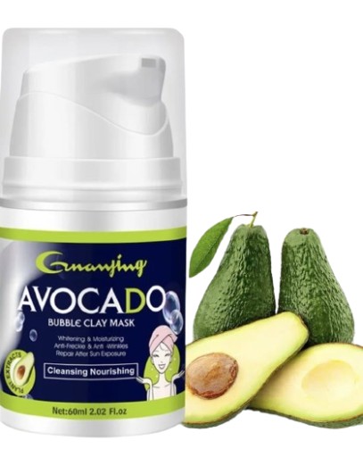 BUBBING čistiaca pleťová maska s kyselinou hyalurónovou AVOCADO 60ml