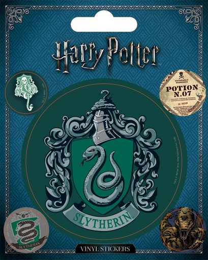 Harry Potter Slizolínsky had 5 samolepiek 10x12,5 cm
