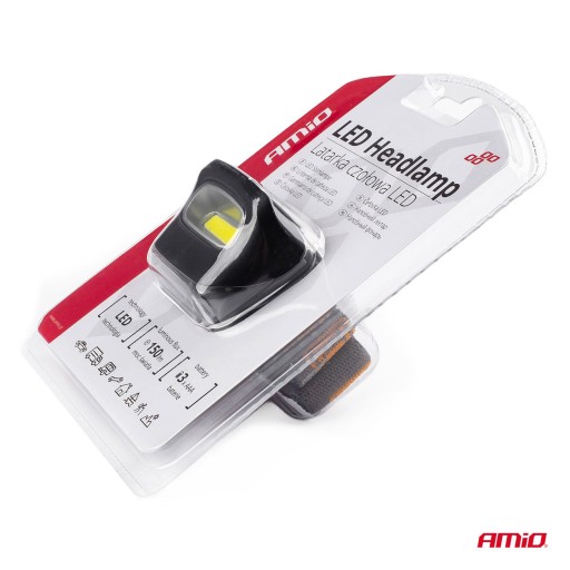 AMiO VÝKONNÁ HLAVOVÁ LAMPA COB LED HLAVNÁ LAMPA