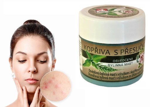 Masť proti bolesti na akné, modriny a psoriázu