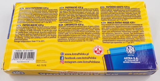 Astra papierová drť 420g