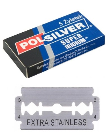 žiletky POLSILVER SUPER IRIDIUM 5 ks