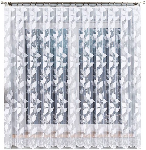 MARTYNA žakárový vzor žiarlivosti 023083, výška 100cm, biela farba (na meter)
