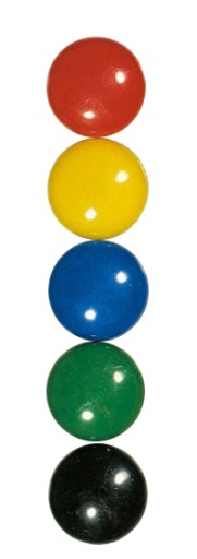 Argo magnety farebné 30mm 5 kusov
