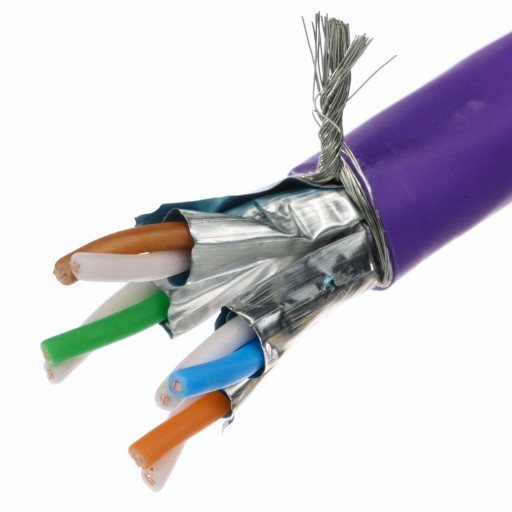 Inštalačná krútená dvojlinka cat7A S/FTP 1m Molex