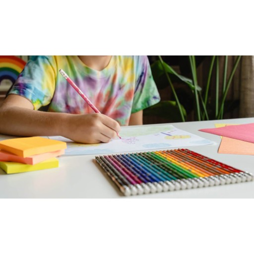 CERÚŽKOVÉ PARAELKY S GUMAČOU BIC KIDS EVOLUTION ILLUSION 12 KS. MIX FARIEB