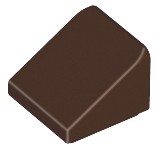 LEGO 54200 SKOS 1x1 tmavohnedá (3g) 12 ks.