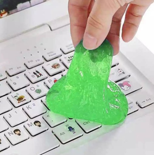 ELASTIN GEL NA ČISTENIE ROHOV KLÁVESNICE AUTOMOBILU SLIME GLUT GUMBER
