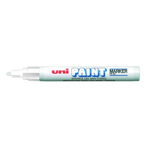UNI PX-20 biely olejový popisovač