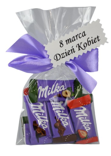 Darček ku DŇU ŽIEN Milka Naps čokolády, 10 kusov, dievčatá, dámy, deti