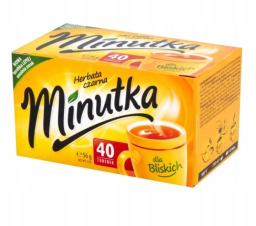 MINUTKA Express čierny čaj 56g 40tb