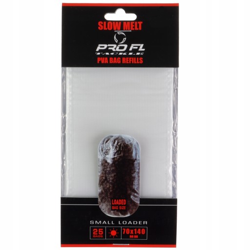 Rozpustné PVA vrecká 7x14 cm na vnadenie kaprov 25 kusov