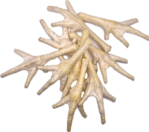 Kuracie nohy Biele kuracie nohy Prirodzene sušené 10 kusov Large Chew
