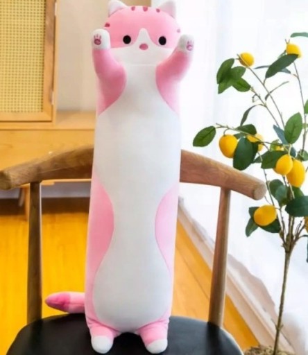 M. Mačka PLYŠOVÝ MASKOT DLHÝ PLYŠOVÝ HRAČKA MEDVEĎ MEDVEĎ CUDDLE 50 cm RUŽOVÁ