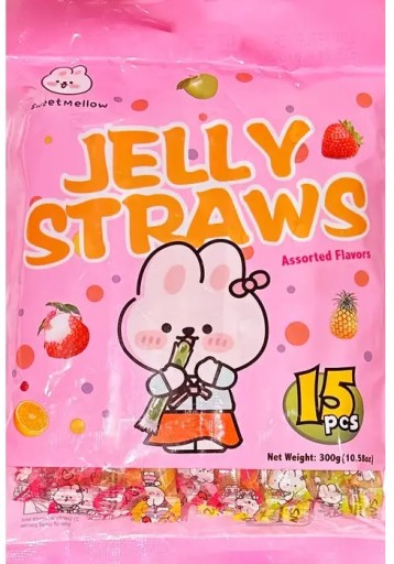 Sweet Mellow Jelly Slamky Ovocné želé New Smaki 300g