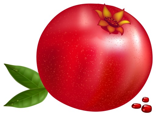 NÁLEPKA NA OKNO NÁBYTOK ZRKADLO granátové jablko OVOCNÉ OVOCIE